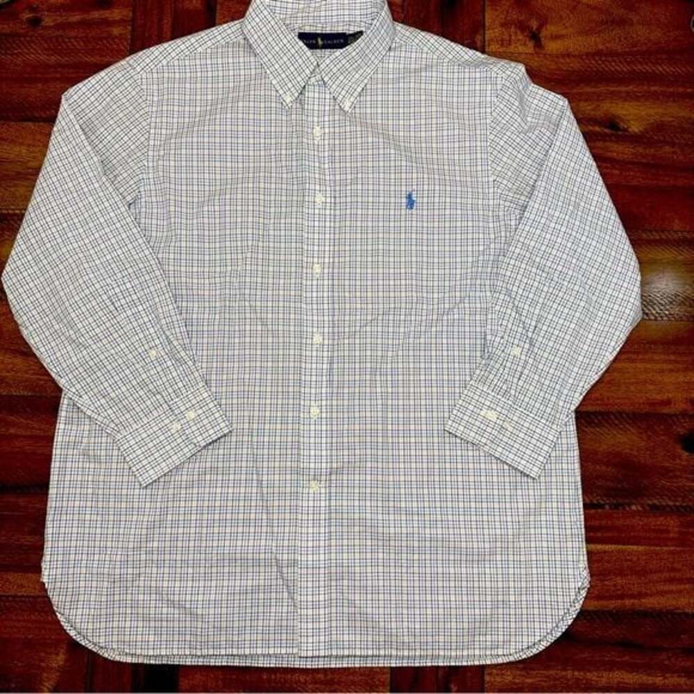 Ralph Lauren Men’s Button Up Work Professional Shirt Sz 17 1/2 / 32 33